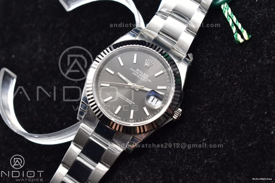 126334 QuickDry 41 904L Oyster Edition on 624 VSF DateJust Best SS Bracelet 1:1 Dial VS Grey 1217